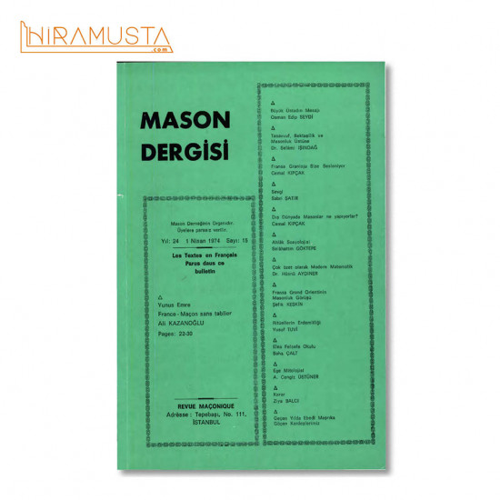 Mason Dergisi, Sayı 15