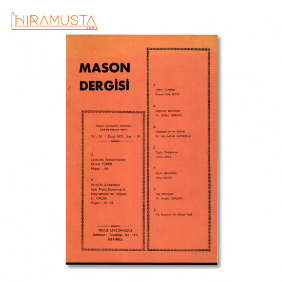 Mason Dergisi, Sayı 18