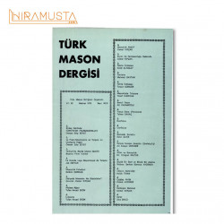 Mason Dergisi, Sayı 8 (Eski Sayı 85) 