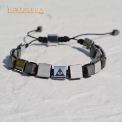 HER ŞEYİ GÖREN GÖZ	- Hematit Doğaltaş Bileklik