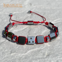 ÜÇ NOKTA - Hematit Doğaltaş Bileklik