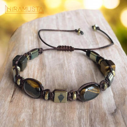 Şakül Özel Kesim Kaplangözü ve Hematit Doğaltaş Bileklik