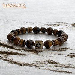 Lale Kaplangözü ve Hematit Doğaltaş Bileklik