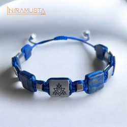 Lale - Hematit ve Özel Kesim Lapis Lazuli Doğaltaş Bileklik