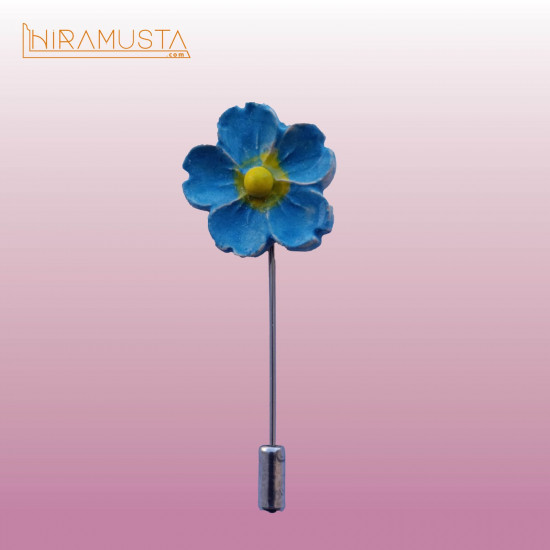 Beni Unutma Çiçeği Broş - Myosotis C