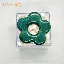 Stilize Myosotis Broş / Gözlük Asma Aparatı