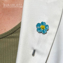 Beni Unutma Çiçeği Broş - Myosotis C