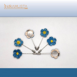 Beni Unutma Çiçeği Broş - Myosotis C