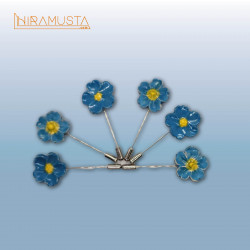 Beni Unutma Çiçeği Broş - Myosotis C