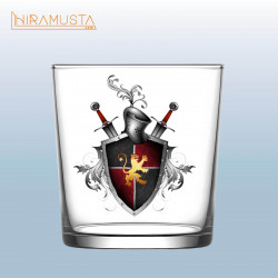 Masonik Viski Bardağı – Şövalye Figürlü (280 cc)