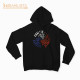 Liberte Egalite Fraternite Hoodie Siyah