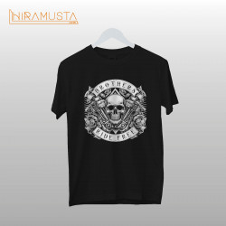 Brothers Ride Free Tişört Siyah Brothers Ride Free Tişört Siyah